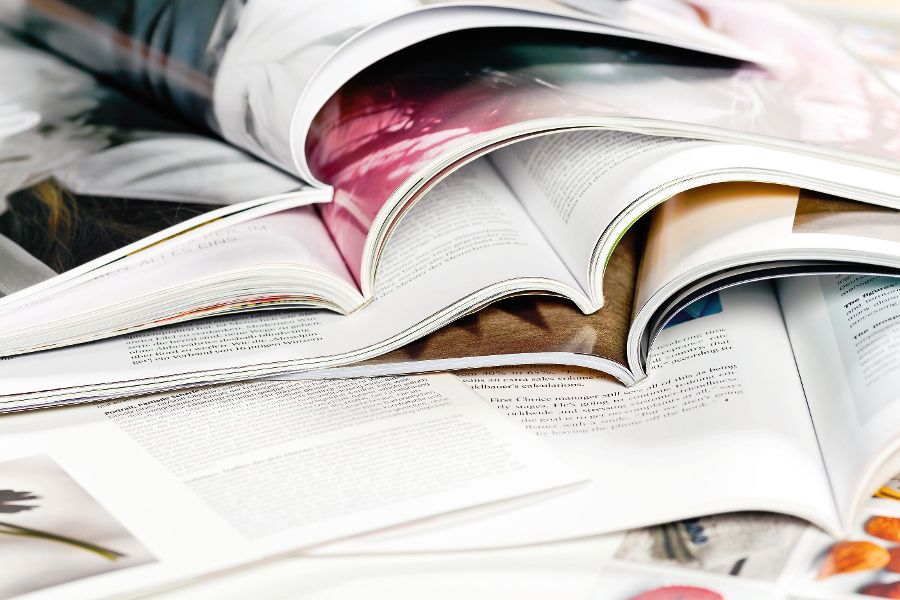 verschiedene Zeitschriften