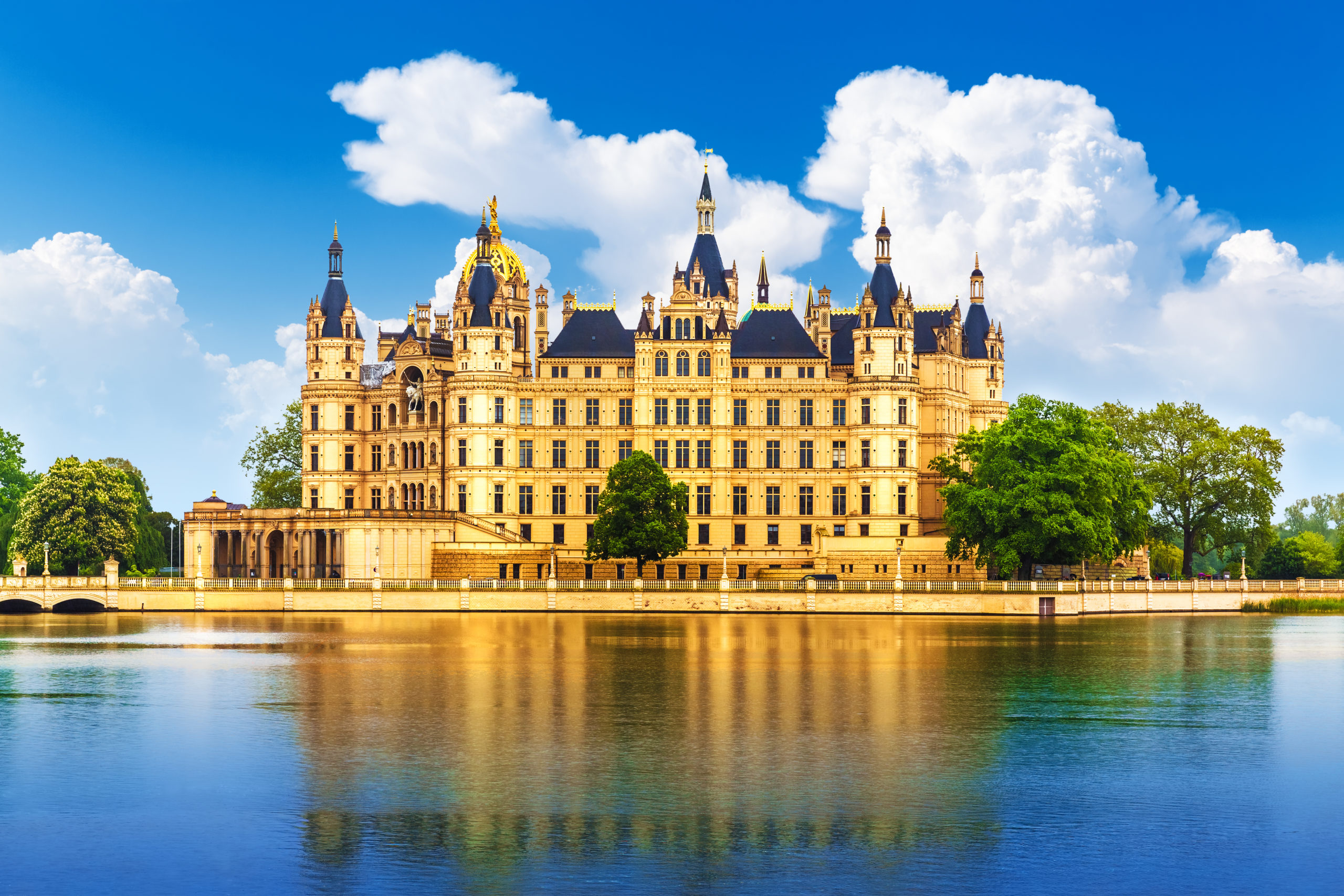 altes schloss in schwerin, deutschland
